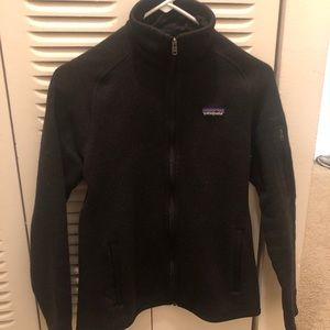 Black full zip Patagonia